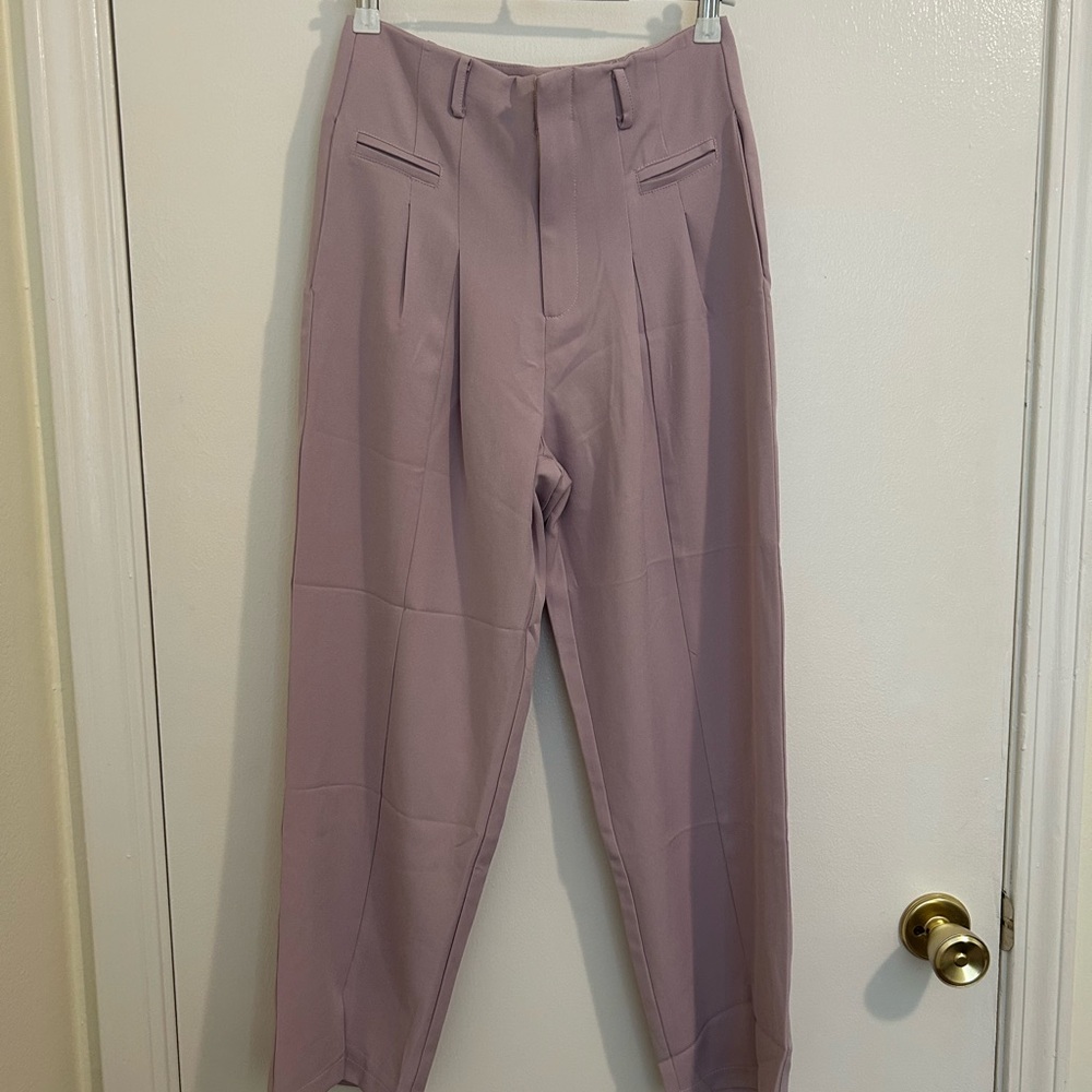 Elegant Lavender Women's Pants